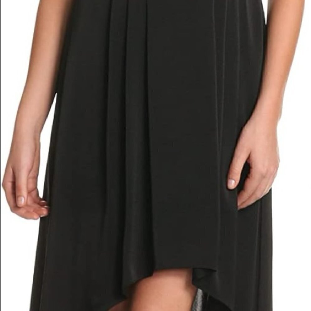BCBGMaxAzria Tess Black Strapless Bustier High-Low Dress Size 10 - Picture 9 of 10